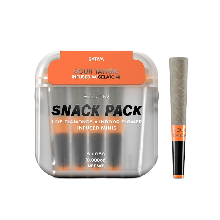 Boutiq Live Diamonds x Indoor Flower THCa Mini Prerolls / Sour Tangie-Sativa